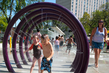 Spray pads manitoba